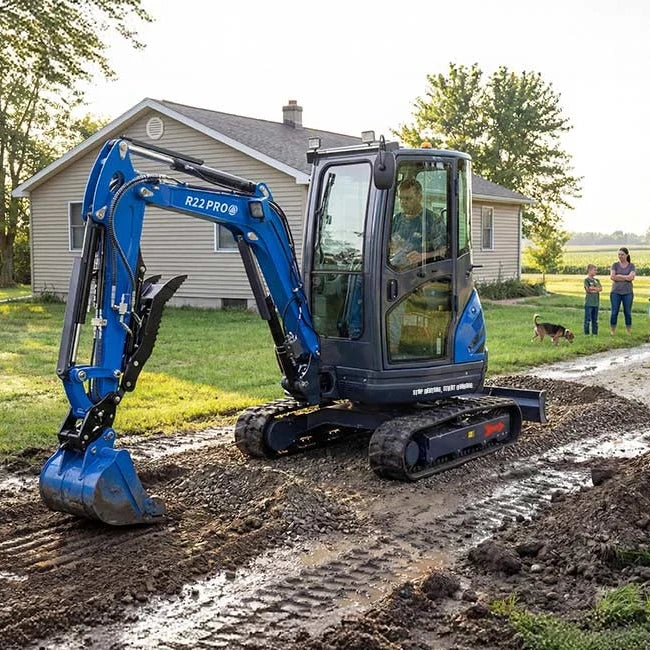 R22 PRO Minibagger Model 2025